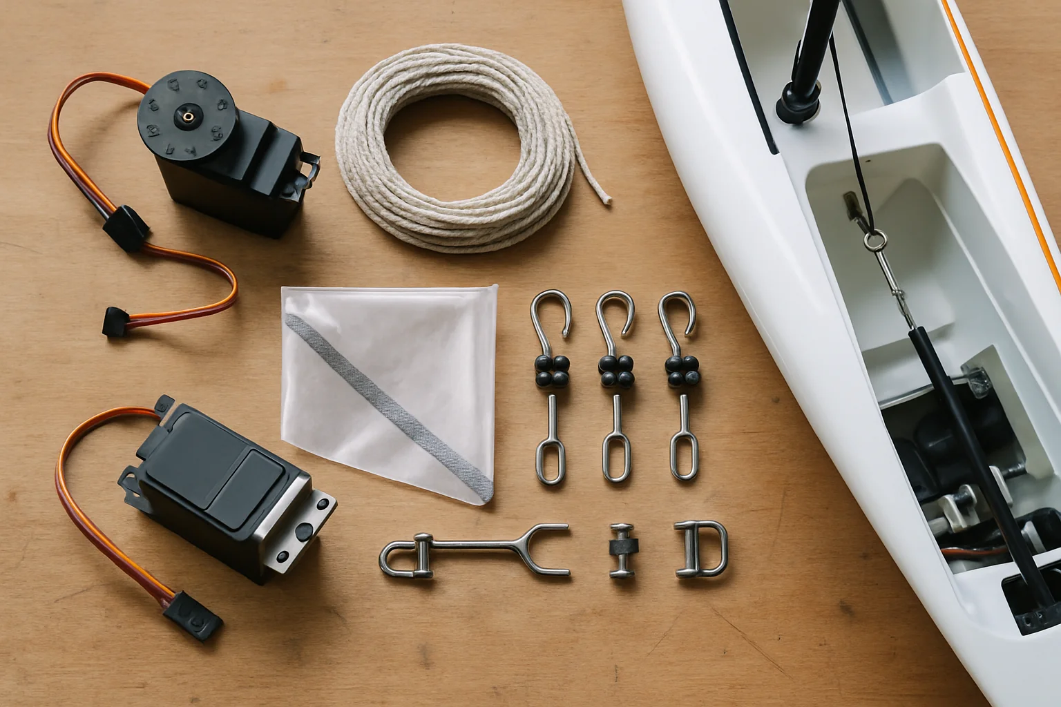 RC Sailboat Parts Guide: Sails, Servos, Rigging & What Actually Wears Out